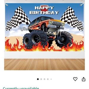 Monster Truck Birthday Decor